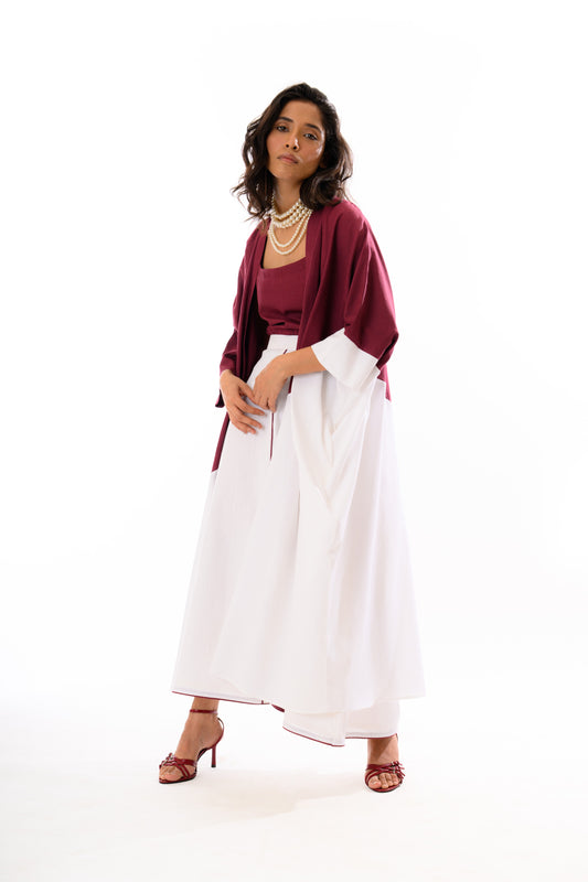 Crimson Drape Ensemble