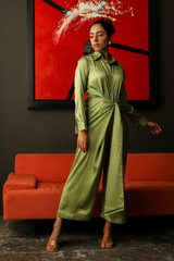 Soirée Light Green Jumpsuit