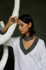 Aria-Basic Set with Lace Borders