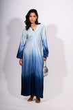 Blue Mirage Ombre Dress