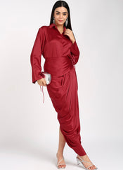 Pleated Skirt Set