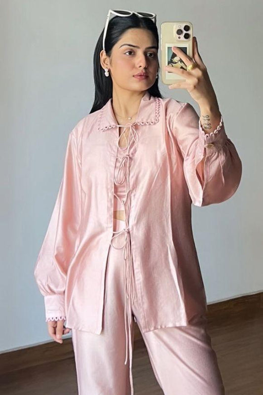 Blush Pink Knot Set